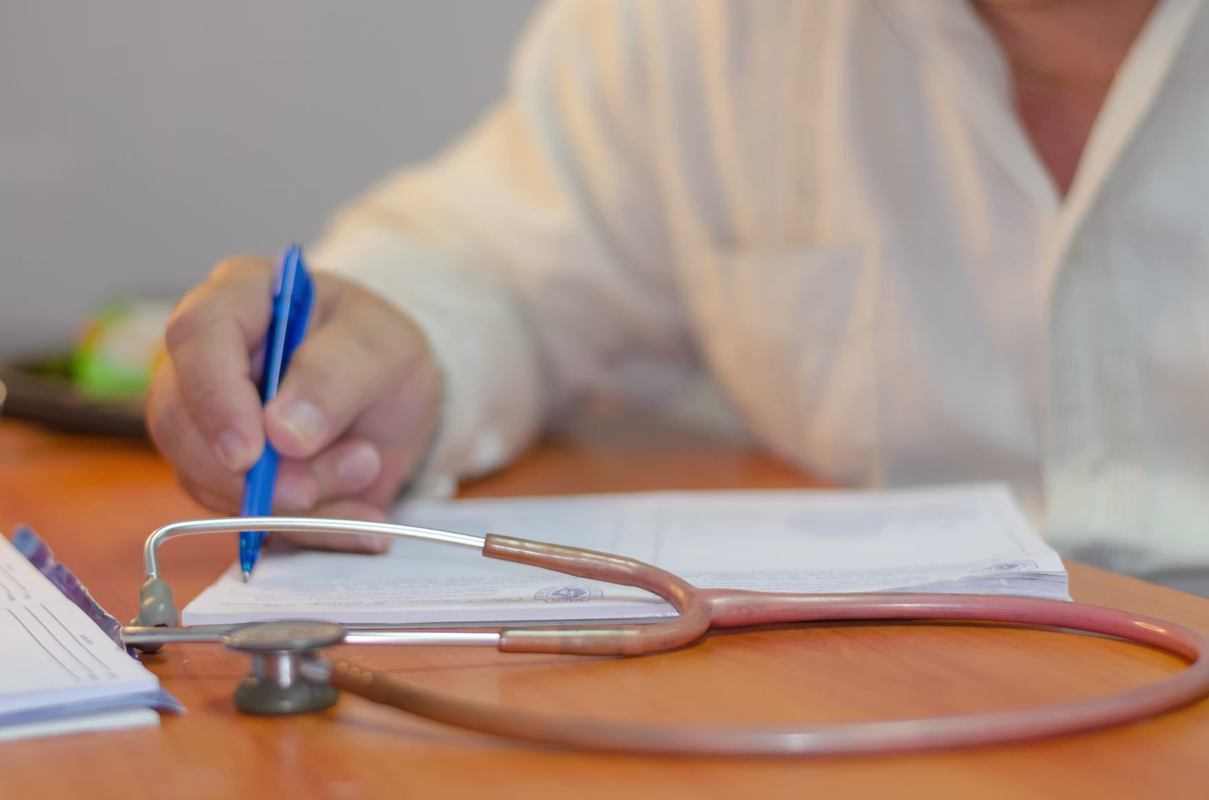Allied-health practitioner at work